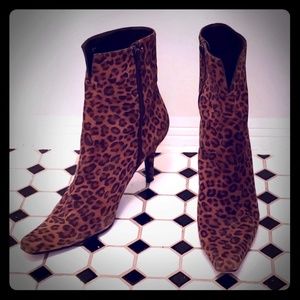Stuart Weitzman Cheetah Ankle Booties